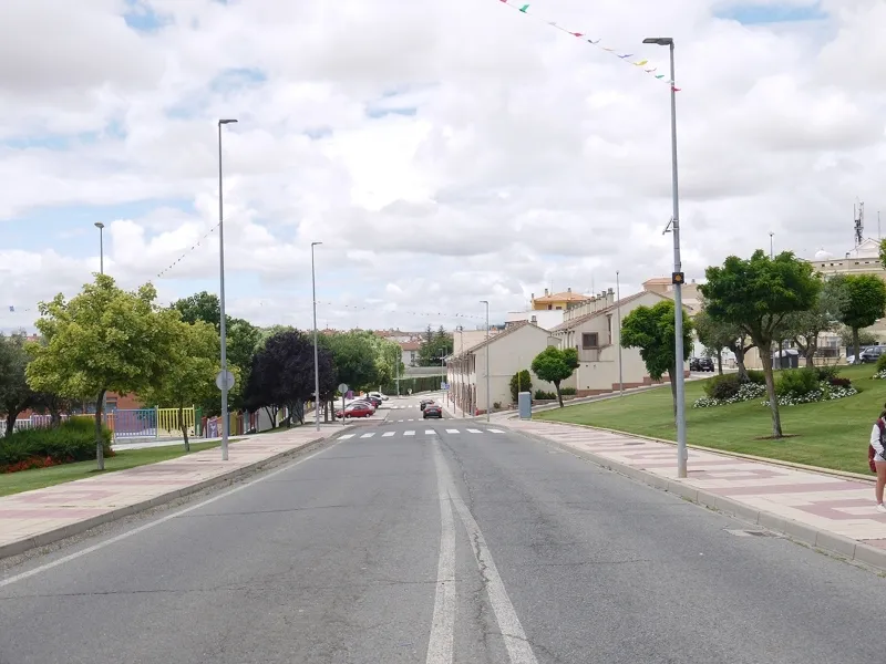 Localización de una de las nuevas balizas instaladas en Carbajosa de la Sagrada