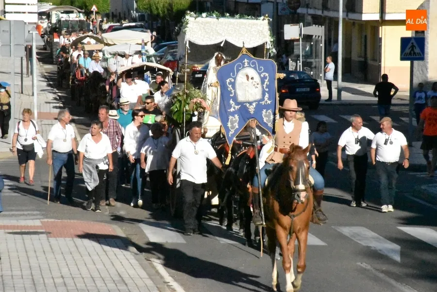 Foto 6 - Los romeros retornan a Mir&oacute;briga tras cuatro d&iacute;as en los que han tenido &ldquo;un poco de todo&rdquo;