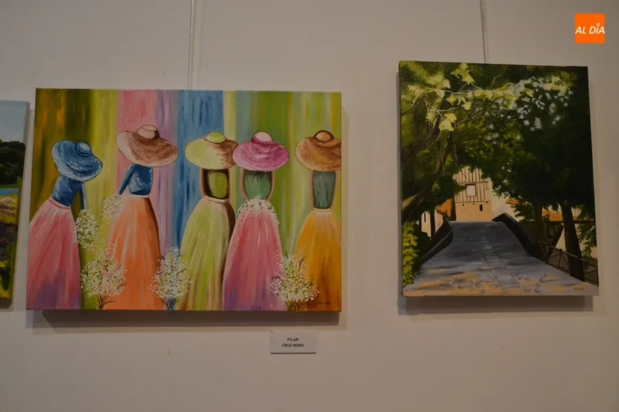 Foto 5 - Expuestos los trabajos de los cerca de una treintena de alumnos del Taller Municipal de Pintura