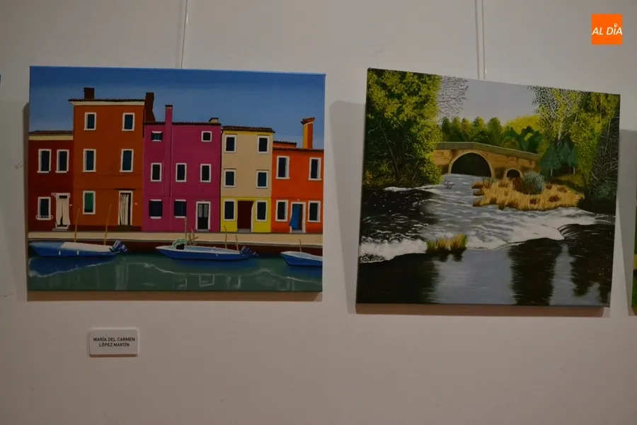 Foto 2 - Expuestos los trabajos de los cerca de una treintena de alumnos del Taller Municipal de Pintura