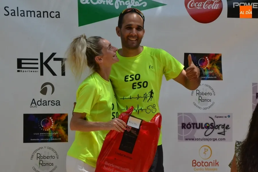 Foto 4 - &Oacute;scar Herrero (dando una exhibici&oacute;n) y la mirobrigense Mar&iacute;a Renilla se llevan el V Duatl&oacute;n Cross