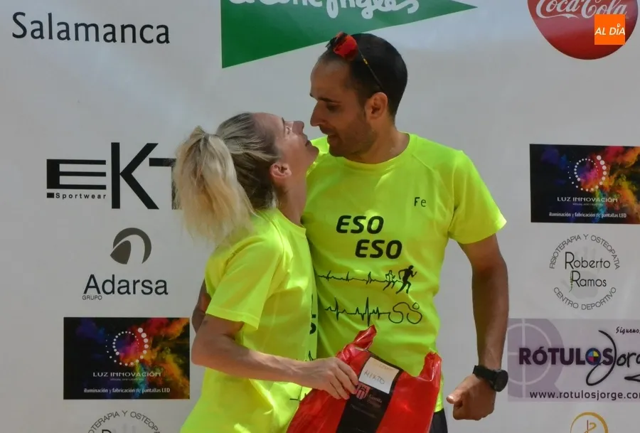Foto 3 - &Oacute;scar Herrero (dando una exhibici&oacute;n) y la mirobrigense Mar&iacute;a Renilla se llevan el V Duatl&oacute;n Cross