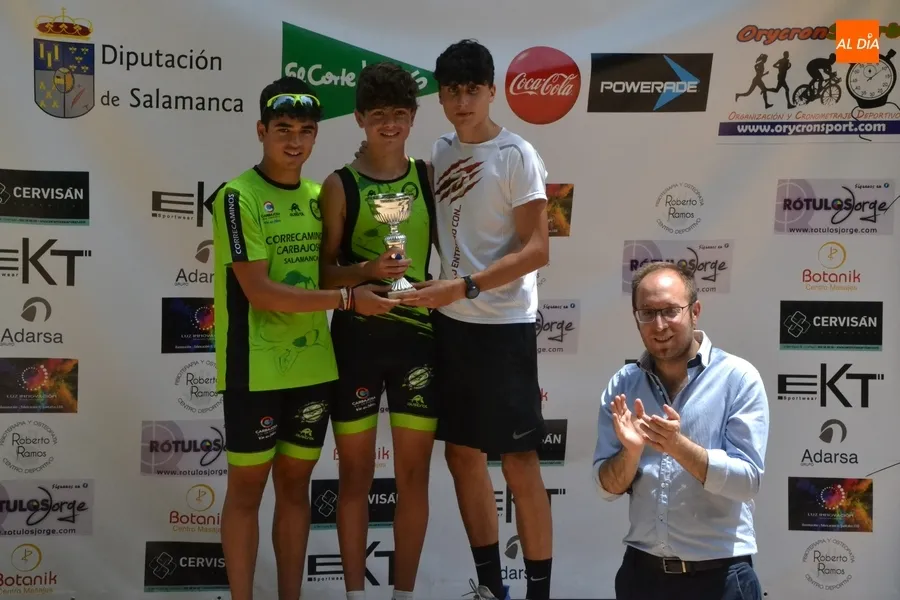 Foto 3 - Correcaminos Carbajosa y Alba de Tormes copan las categor&iacute;as infantiles del Duatl&oacute;n