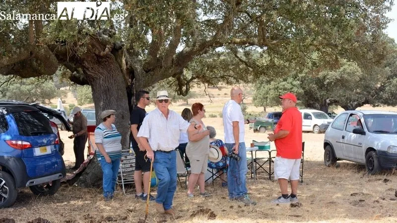 La fiesta campera incluyó el encierro de dos vaquillas por el Monte