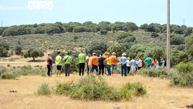 La fiesta campera incluyó el encierro de dos vaquillas por el Monte