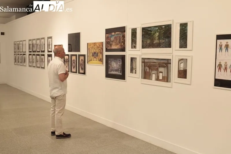 Jornada inaugural de la exposición 'El artista tras el telón' en el Palacio de Congresos. Foto de David Sañudo