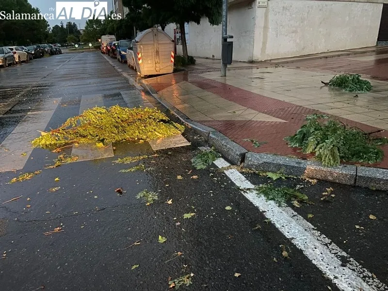 Tormenta en Salamanca