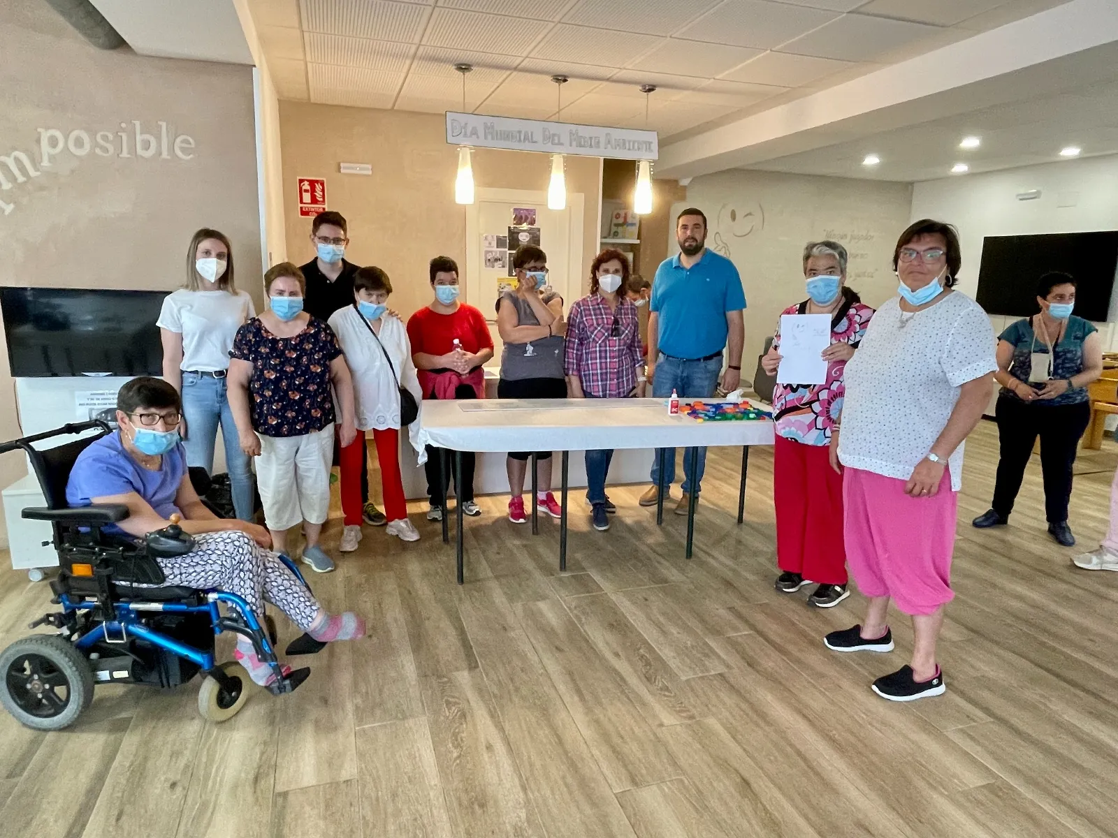 Peñaranda celebraba el Día Mundial del Medio Ambiente junto a los integrantes de Acopedis