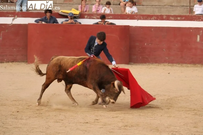 Fiesta campera en Rollanejo con alumnos de la Escuela de Tauromaquia de Salamanca / CORRAL 