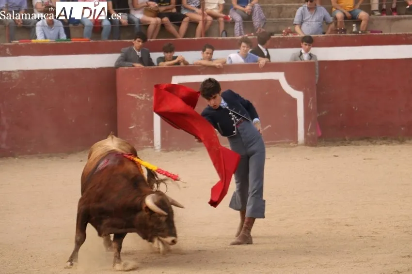 Fiesta campera en Rollanejo con alumnos de la Escuela de Tauromaquia de Salamanca / CORRAL 