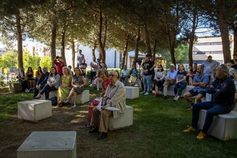 Inauguración del nuevo aula exterior “Blanca Catalán de Ocón”, ubicada en el campus Miguel de Unamuno