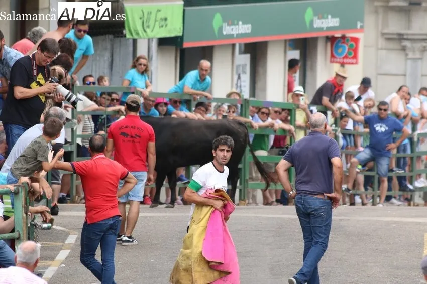 Entretenido encierro del viernes de Corpus en Vitigudino