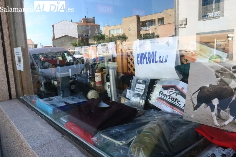 Esparate de productos de la cesta en Saneamientos José Martín, en la calle San Roque