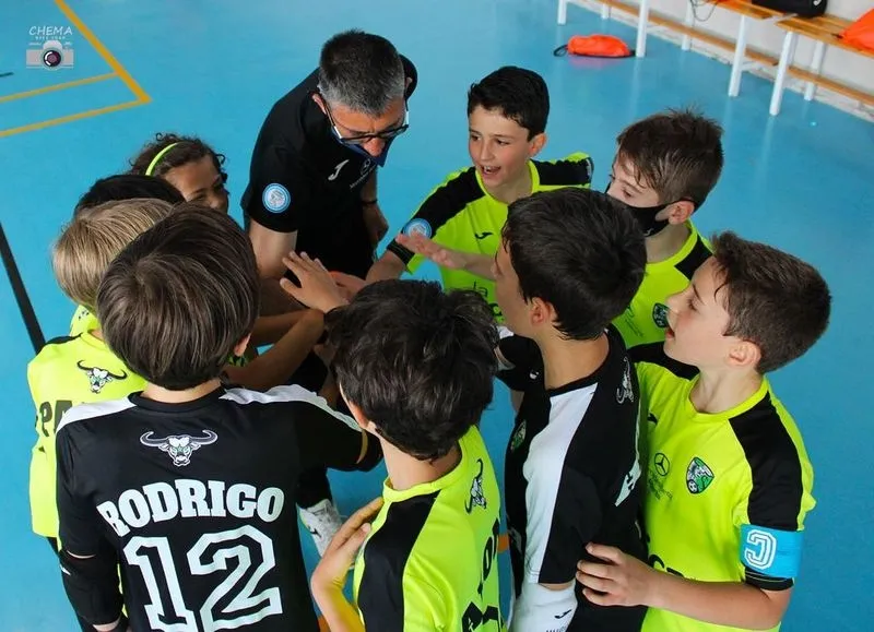 Los tres jugadores del equipo benjamín de Inter Sala la Gótica convocados para la preselección sub 12 de Castilla y León