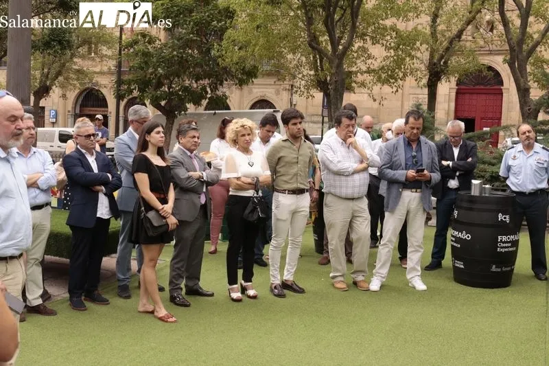 Presentación en la plaza de los Bandos de la Feria Internacional del Queso Fromago. Foto de David Sañudo