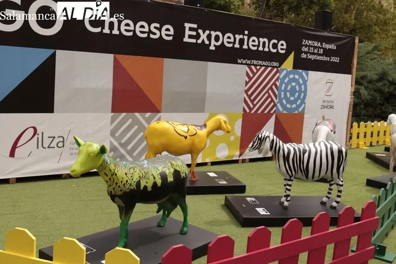 Presentación en la plaza de los Bandos de la Feria Internacional del Queso Fromago. Foto de David Sañudo