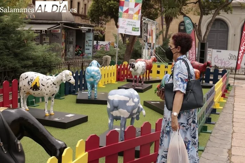 Presentación en la plaza de los Bandos de la Feria Internacional del Queso Fromago. Foto de David Sañudo
