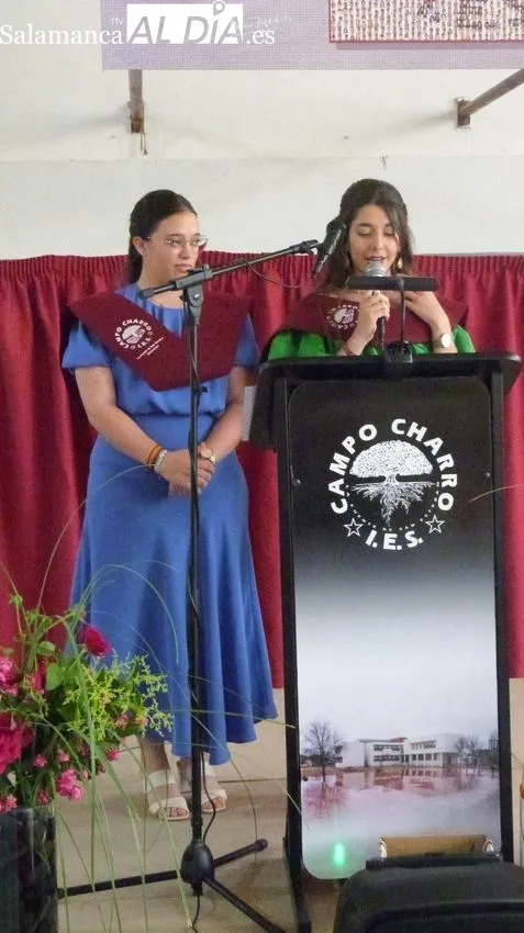Ceremonia de graduación de alumnos de 2º de Bachillerato del IES Campo Charro 