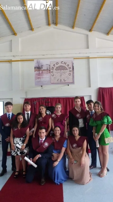 Ceremonia de graduación de alumnos de 2º de Bachillerato del IES Campo Charro 
