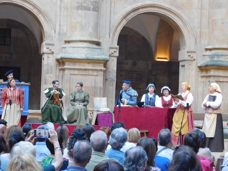 'Buscando a Nebrija', en el Patio Barroco de la UPSA