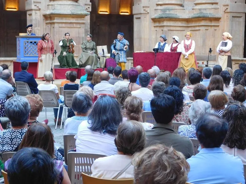 'Buscando a Nebrija', en el Patio Barroco de la UPSA