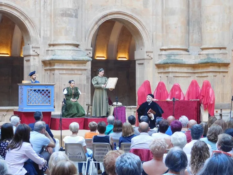 'Buscando a Nebrija', en el Patio Barroco de la UPSA