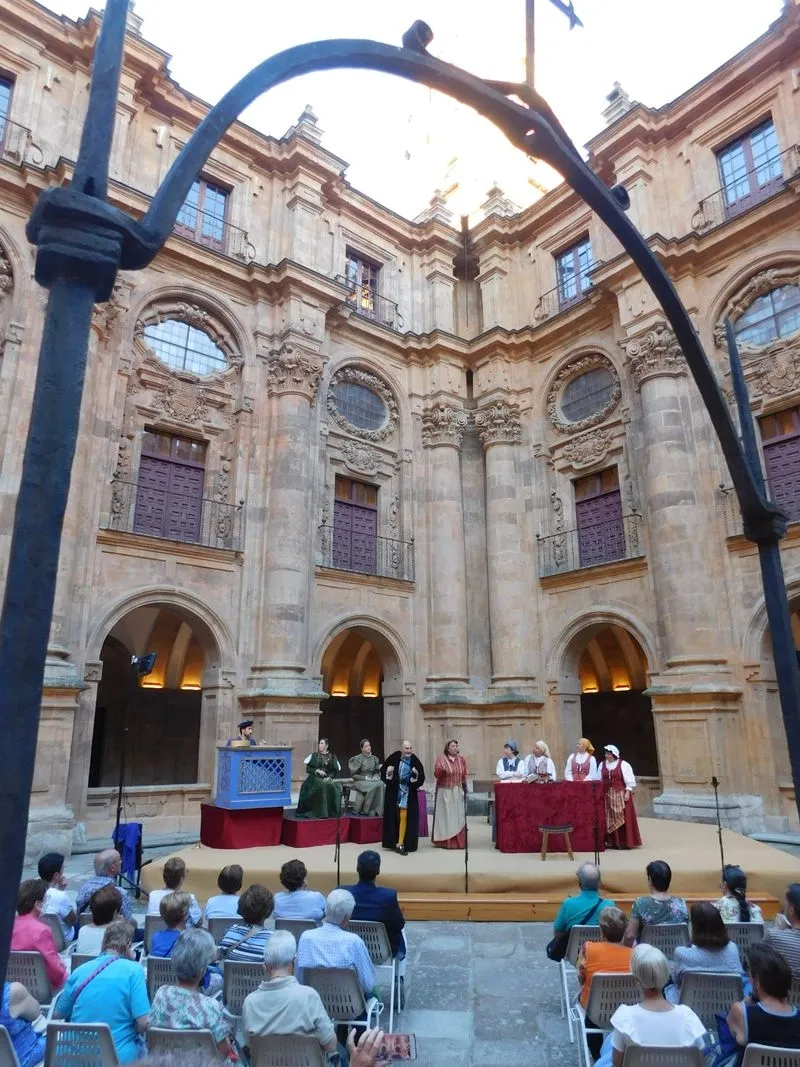 'Buscando a Nebrija', en el Patio Barroco de la UPSA