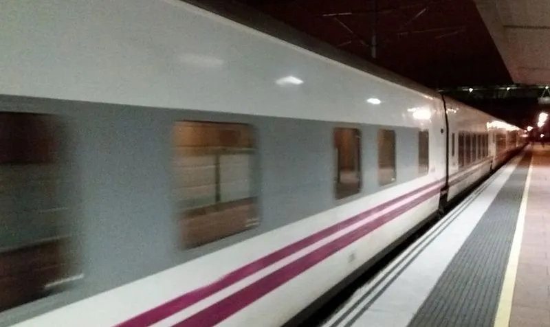 El Sud y el Lusitânia a su paso por la estación Vialia de Salamanca | MARTÍN-GARAY Archivo