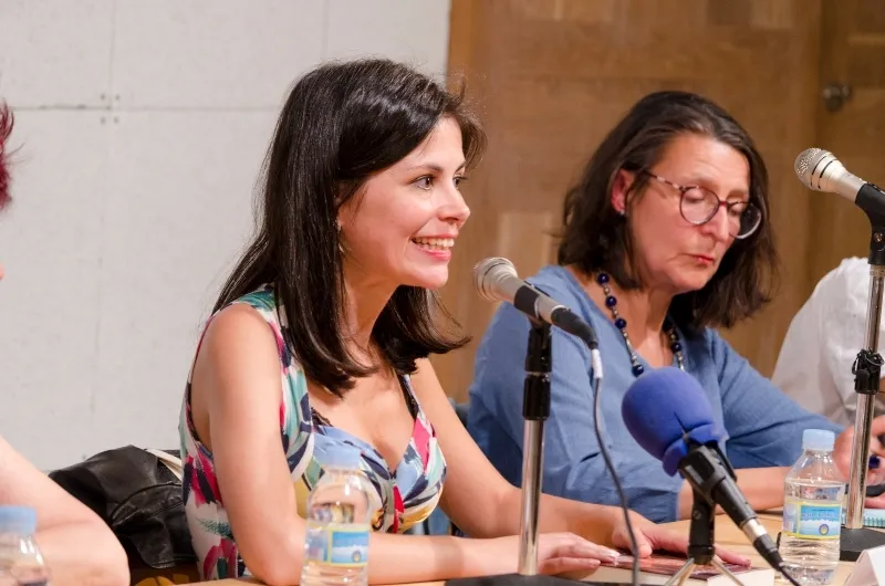 Celia Corral Cañas en la Presentación de 'Contamos todas'. Foto: Carmen Borrego