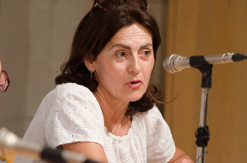 Victoria Pelayo en la presentación de 'Contamos todas'. Foto: Carmen Borrego