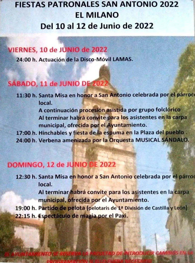 Foto 2 - Vuelven las fiestas de San Antonio a El Milano con convites, verbena y mucha magia