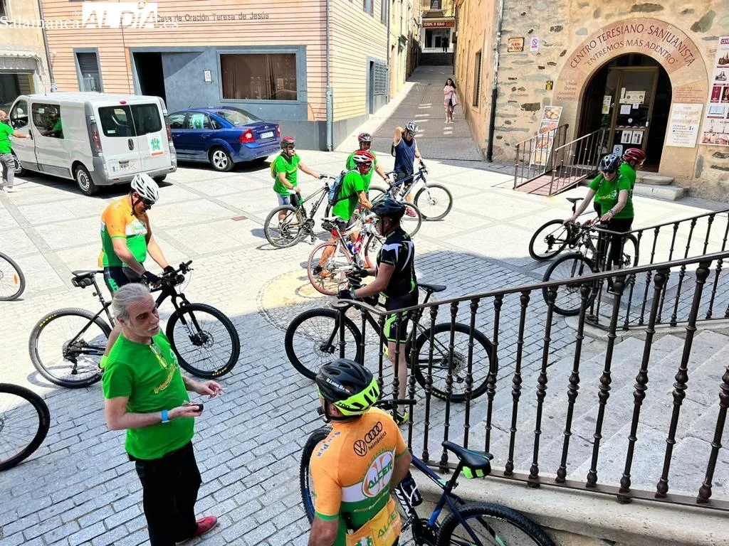 Foto 6 - ALCER Salamanca pedalea para dar visibilidad a los pacientes renales