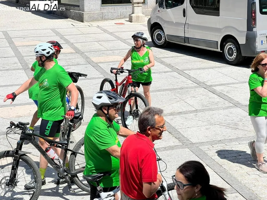 Foto 5 - ALCER Salamanca pedalea para dar visibilidad a los pacientes renales