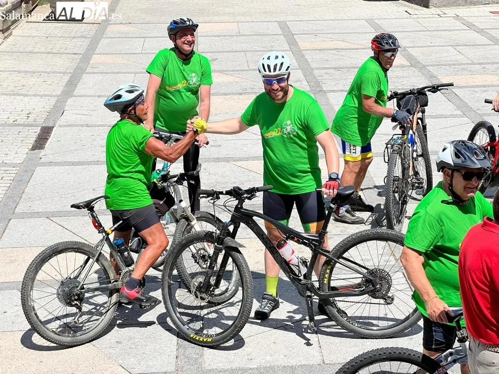 Foto 4 - ALCER Salamanca pedalea para dar visibilidad a los pacientes renales