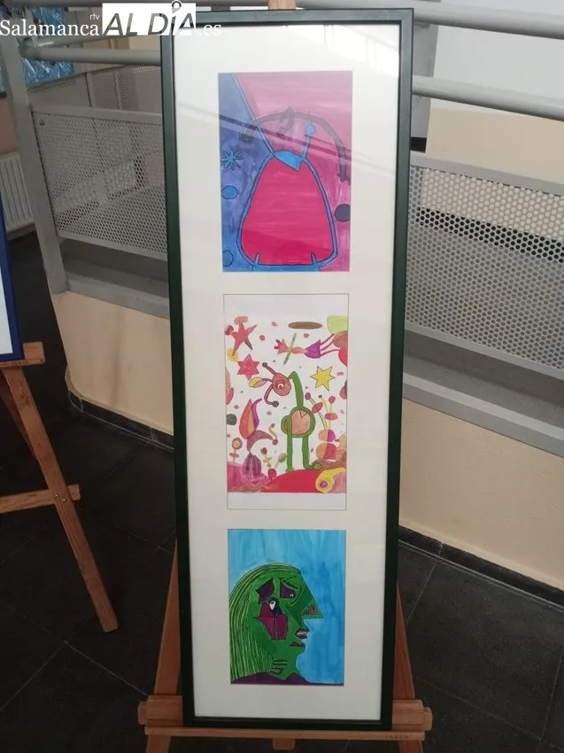 La exposición se puede visitar este mes de junio en el IES, y durante el verano en el Centro Cultural de La Fuente