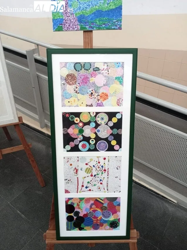 La exposición se puede visitar este mes de junio en el IES, y durante el verano en el Centro Cultural de La Fuente
