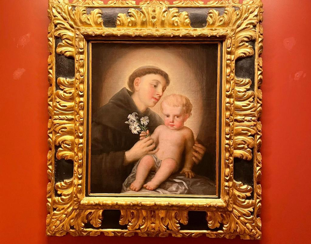 Foto 1 - El cuadro 'San Antonio de Padua con el niño Jesús' de Goya se suma a la exposición teresiana