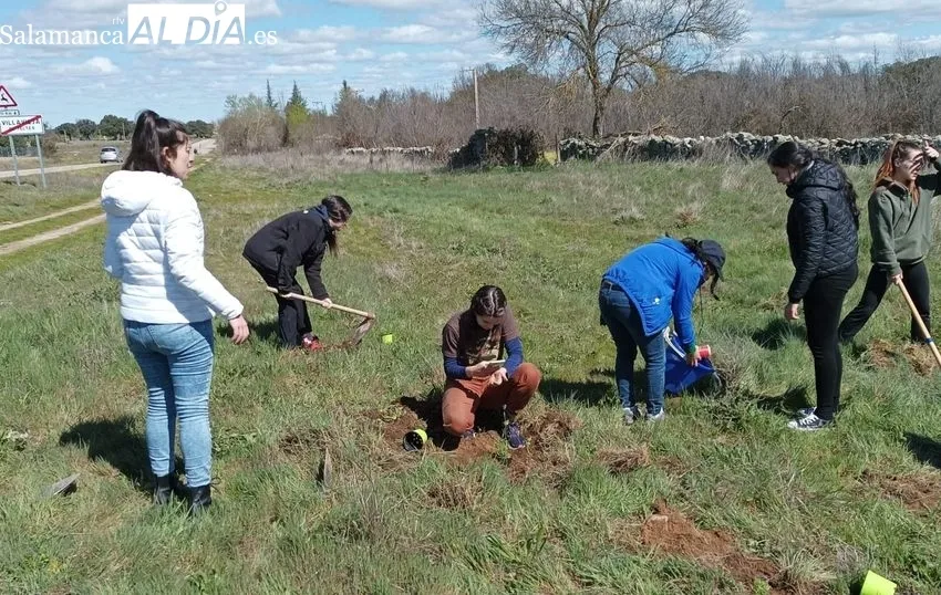 Proyecto 'Vida en las flores' coordinado por la Asociación Peña Gaviota en Villavieja de Yeltes