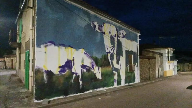 Mural del espacio 1 sin finalizar 