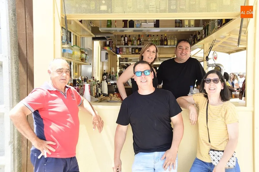 Momento de una de las capeas del sábado en Martín de Yeltes : Fotos: Adrián M. Pastor