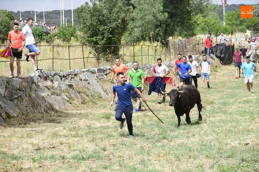 Momento del encierro a caballo en Sancti Spíritus/Rep. Gráfico: Adrián M.Pastor