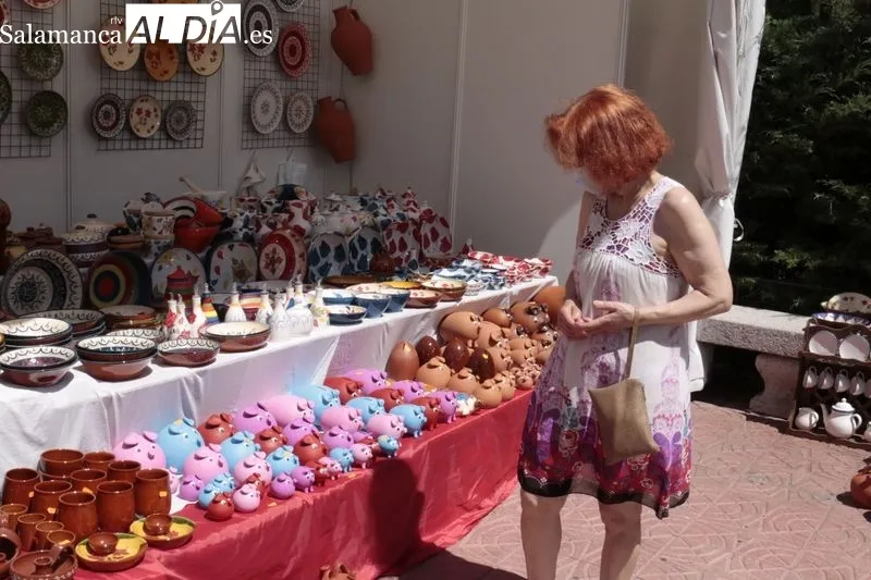Feria Internacional de Alfarería y Cerámica en la plaza de los Bandos. Foto de David Sañudo
