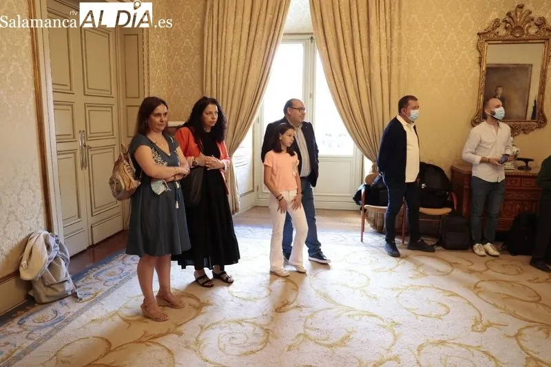 Entrega de los premios del Concurso Infantil de Aqualia, en el Ayuntamiento de Salamanca. Foto de David Sañudo