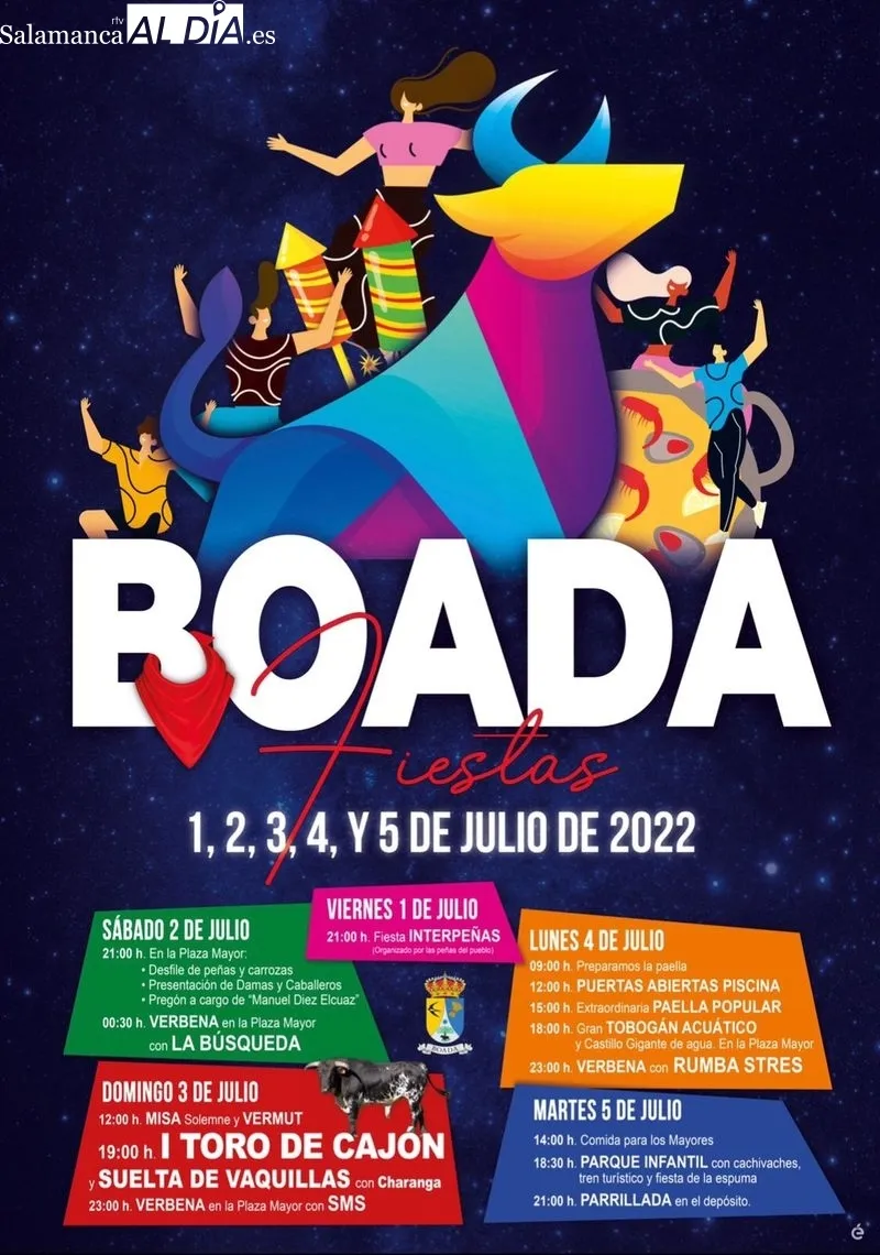 Dos años después vuelve el desfile de carrozas a las fiestas de Boada / CORRAL
