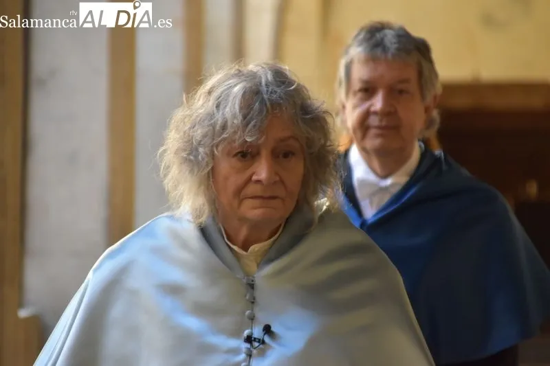 Ceremonia en el Paraninfo para el nombramiento de dos nuevos doctores honoris causa de la USAL, la antropóloga argentina Rita Segato y el neurofisiólogo colombiano Norberto G. Cairasco