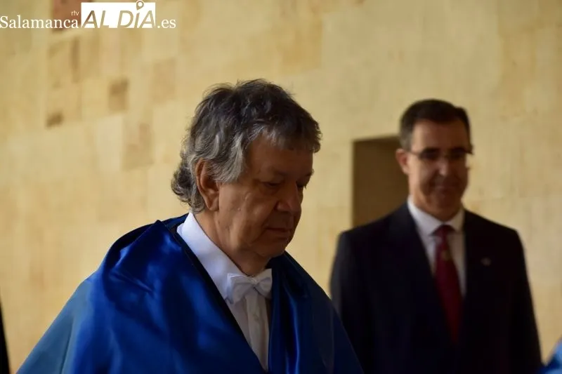 Ceremonia en el Paraninfo para el nombramiento de dos nuevos doctores honoris causa de la USAL, la antropóloga argentina Rita Segato y el neurofisiólogo colombiano Norberto G. Cairasco
