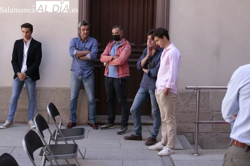 Presentación de los carteles de las tres semifinales del Circuito de Novilladas de Castilla y León, que ha tenido lugar en el patio de La Salina. Foto de David Sañudo