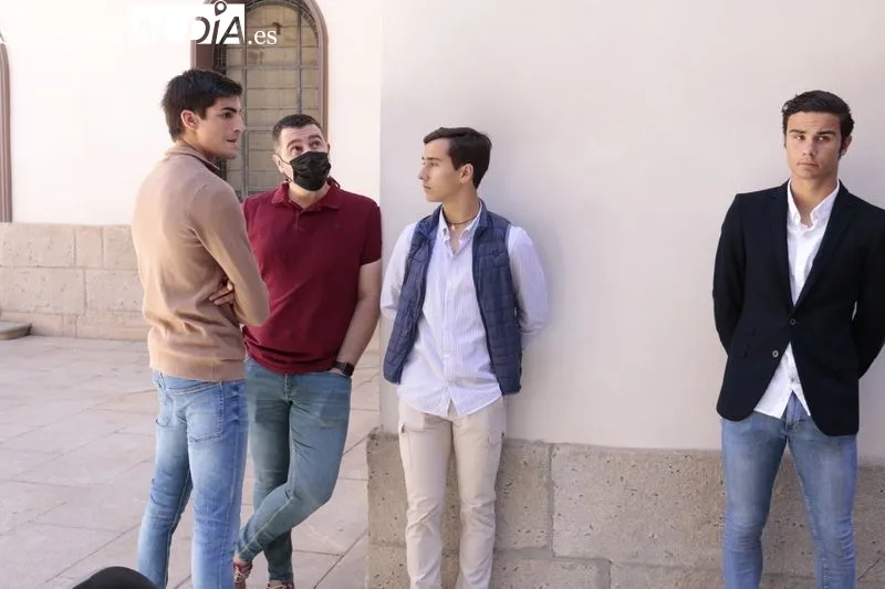 Presentación de los carteles de las tres semifinales del Circuito de Novilladas de Castilla y León, que ha tenido lugar en el patio de La Salina. Foto de David Sañudo