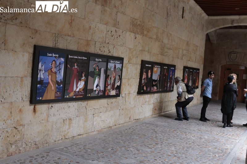 Exposición 'Doce mujeres del Siglo de Oro' en la Casa de las Conchas. Foto de David Sañudo