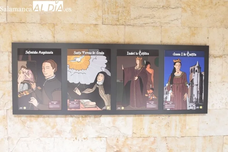 Exposición 'Doce mujeres del Siglo de Oro' en la Casa de las Conchas. Foto de David Sañudo